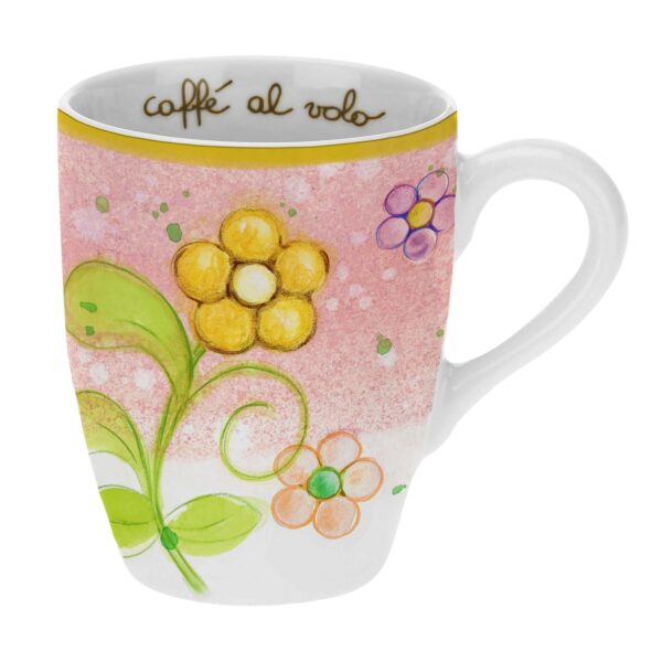 MUG ROSA CON FIORI | THUN