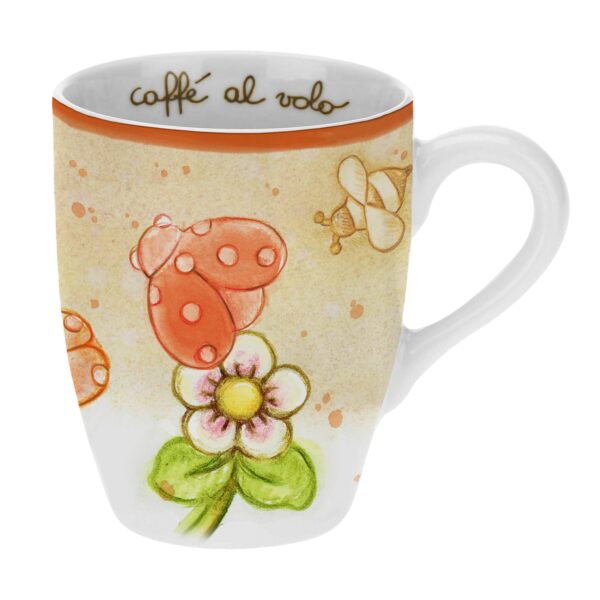 MUG BEIGE CON COCCINELLE | THUN