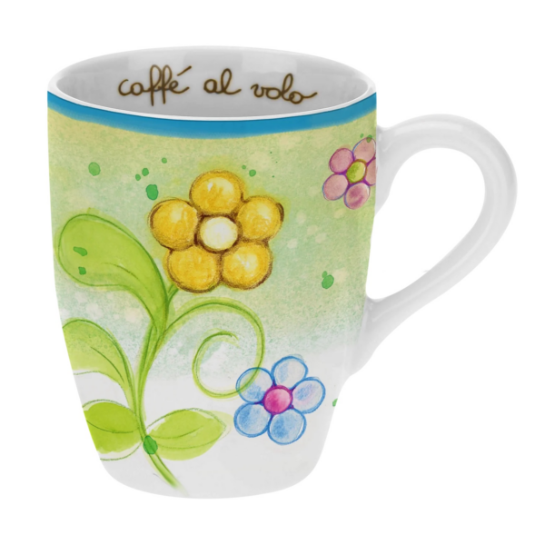 MUG VERDE CON FIORI | THUN