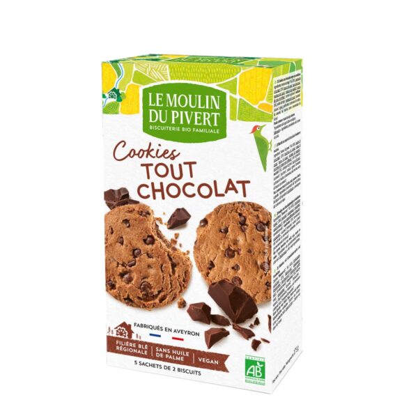 COOKIES TOUT CHOCOLAT | LE MOULIN DU PIVERT