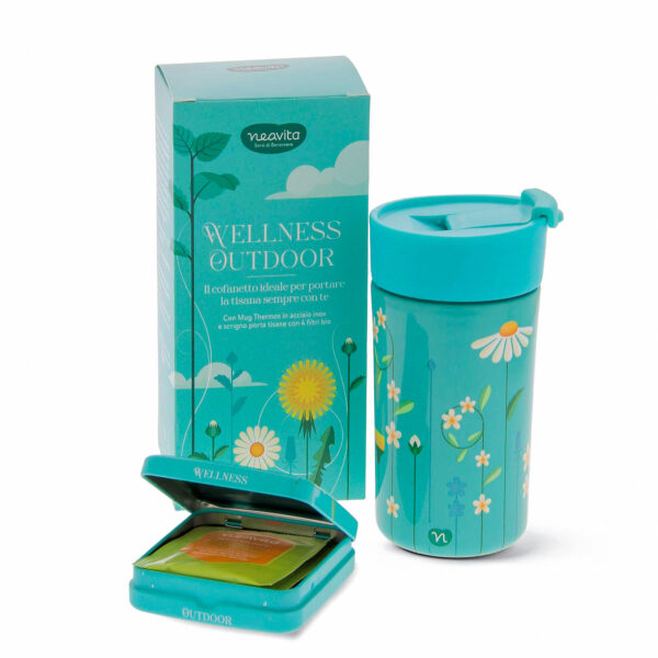 OUTDOOR WELLNESS • COFANETTO WARMY MUG E SMALL TIN 4 FILTRI | NEAVITA