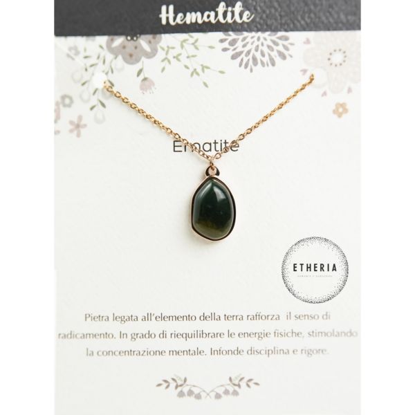 PIETRE DELL'ANIMA • COLLANA EMATITE | ETHERIA GIOIELLI