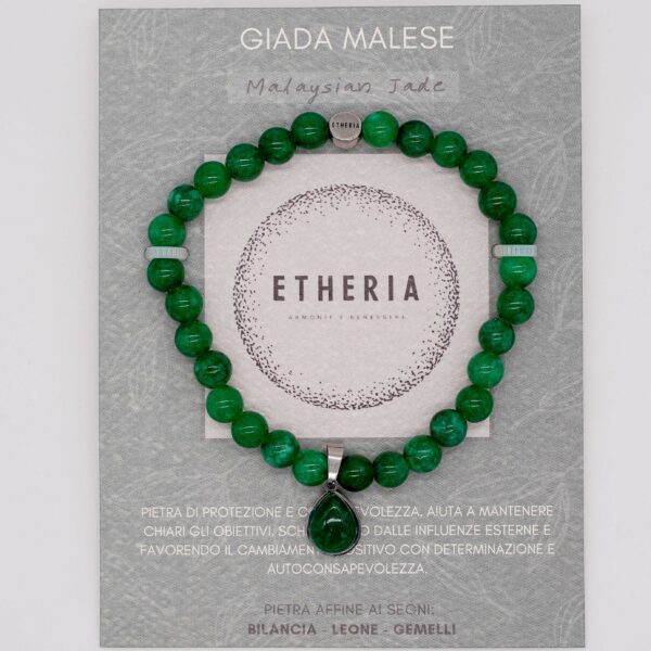 PIETRE DELLA VITA • BRACCIALE GIADA MELESE | ETHERIA GIOIELLI