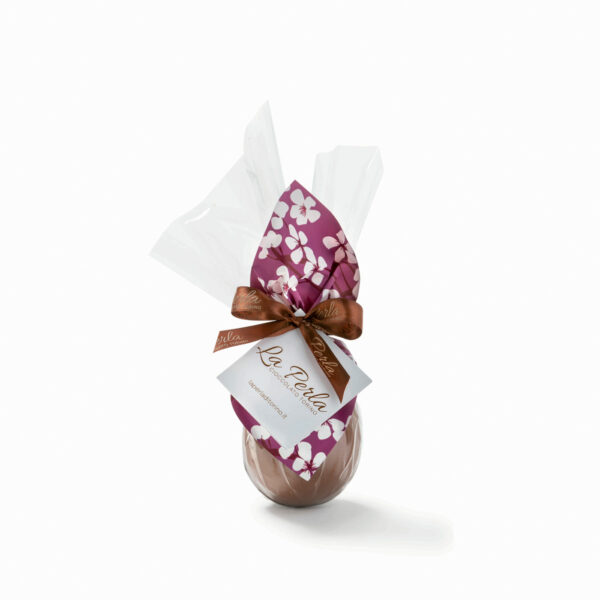 LE BIGUSTO • MINI UOVO DI CIOCCOLATO AL LATTE E FONDENTE 75%. 80g | LA PERLA DI TORINO - immagine 3